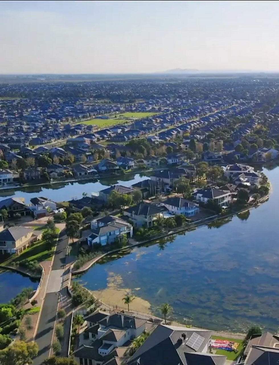 鸟瞰澳大利亚农村,从空中看澳大利亚的农村确实非常漂亮.