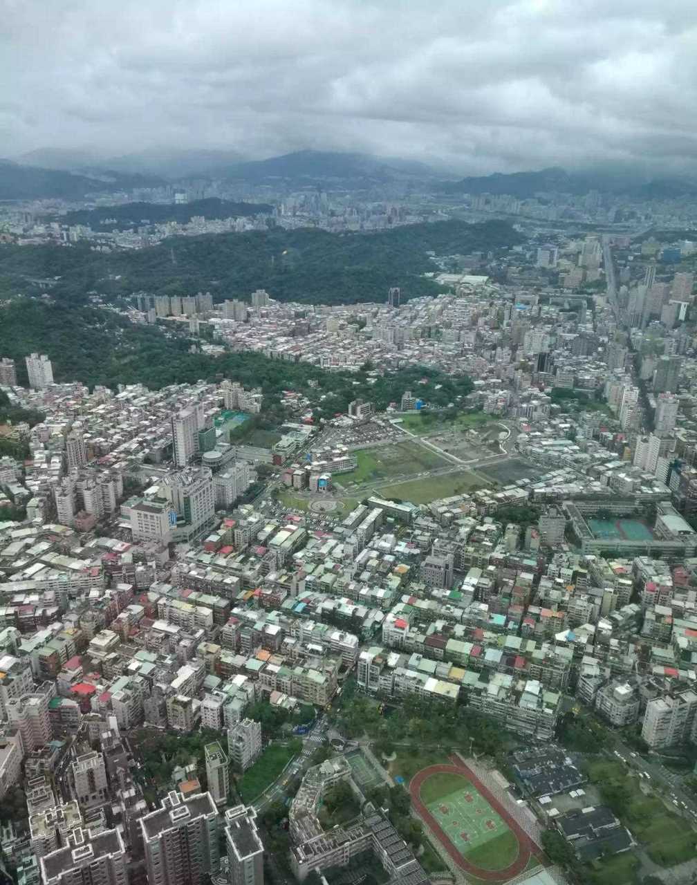 101大厦,俯瞰台北.