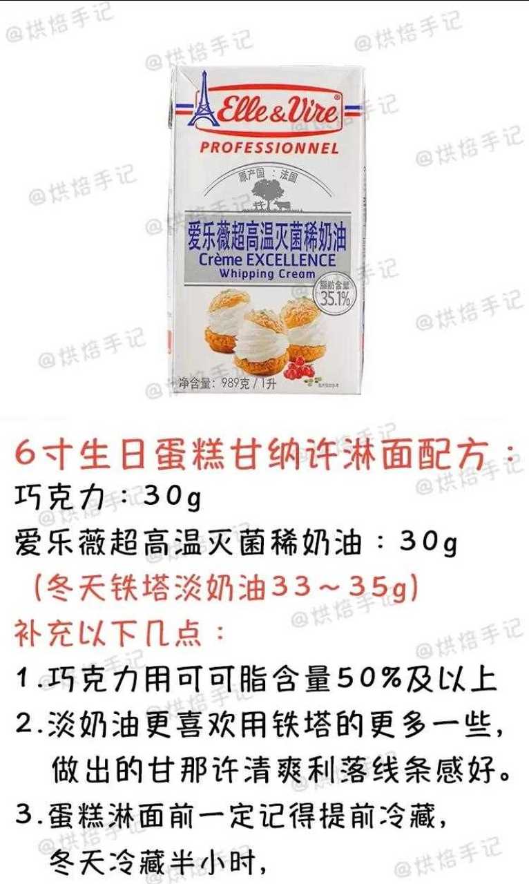 大全第七篇甘纳许淋面配方教程,后期更新 生日蛋糕镜面巧克力光亮淋面