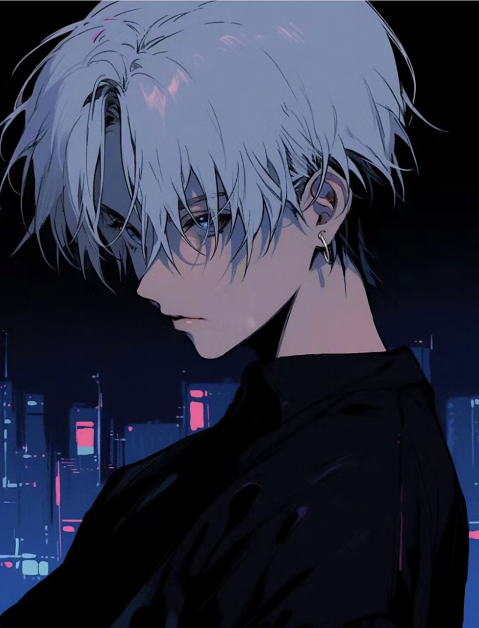 黑暗系画风的喜欢吗?#动漫头像# #二次元美图