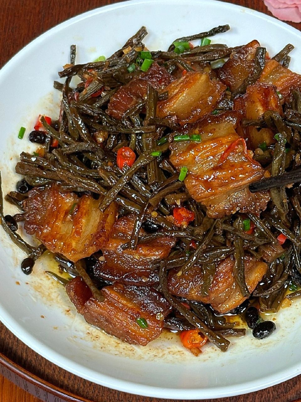 好恰又下饭一周吃八次都不腻～ 吃不腻的特色家乡菜干豆角蒸五花肉