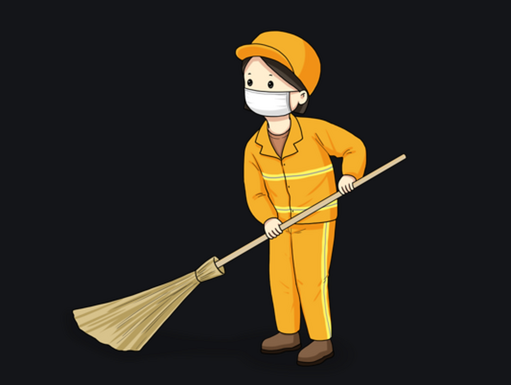 公司唯一一个清洁工阿姨自离了,现公司在招一个非常