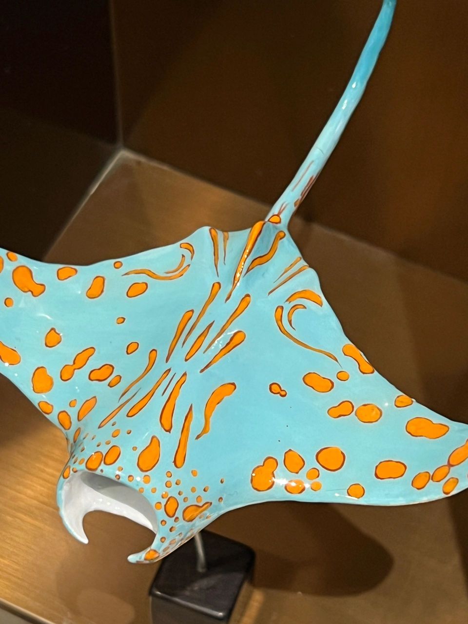 看我用石塑黏土做的魔鬼鱼