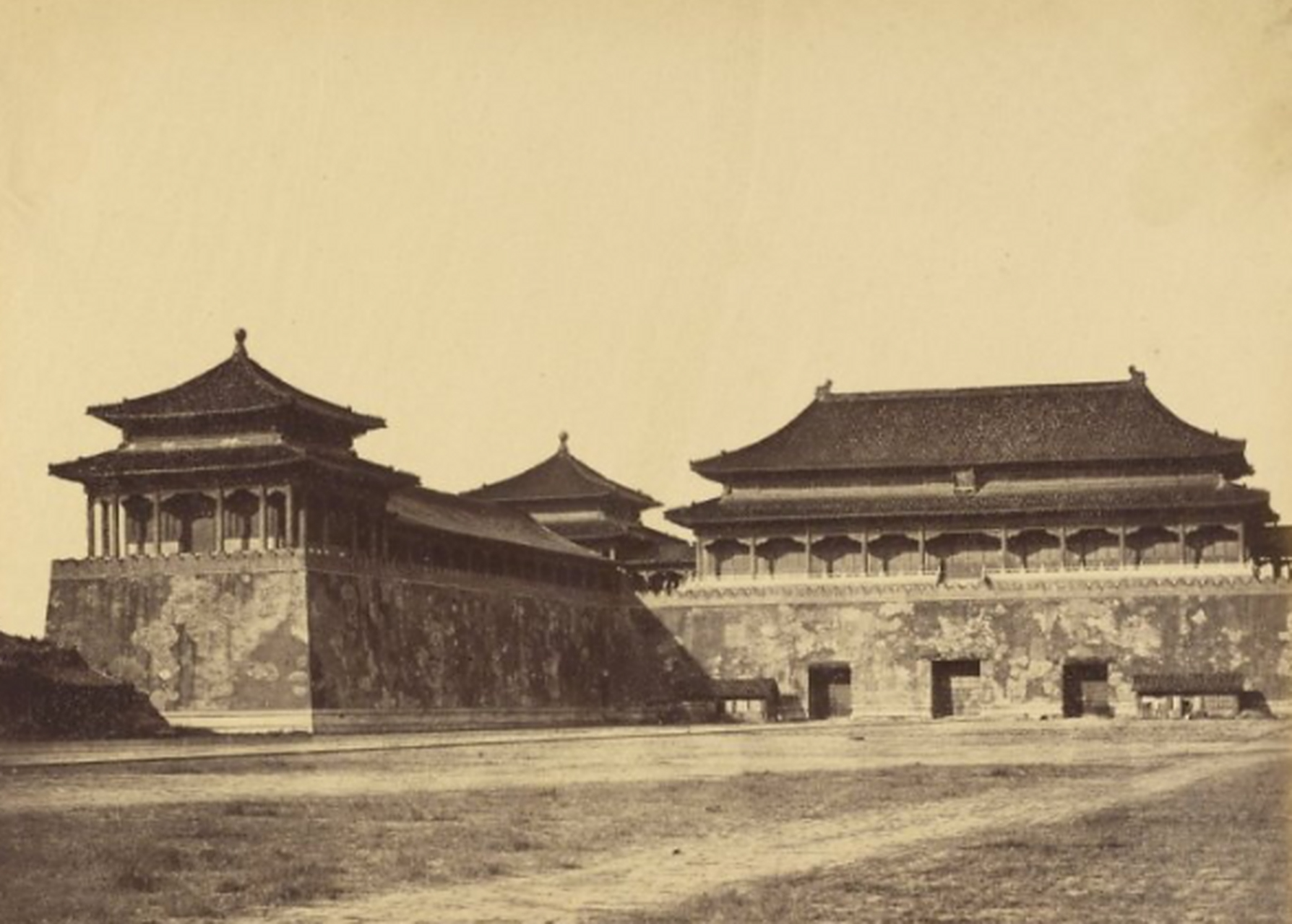 历史老照片#  1860年第二次鸦片战争期间拍摄的北京(三)