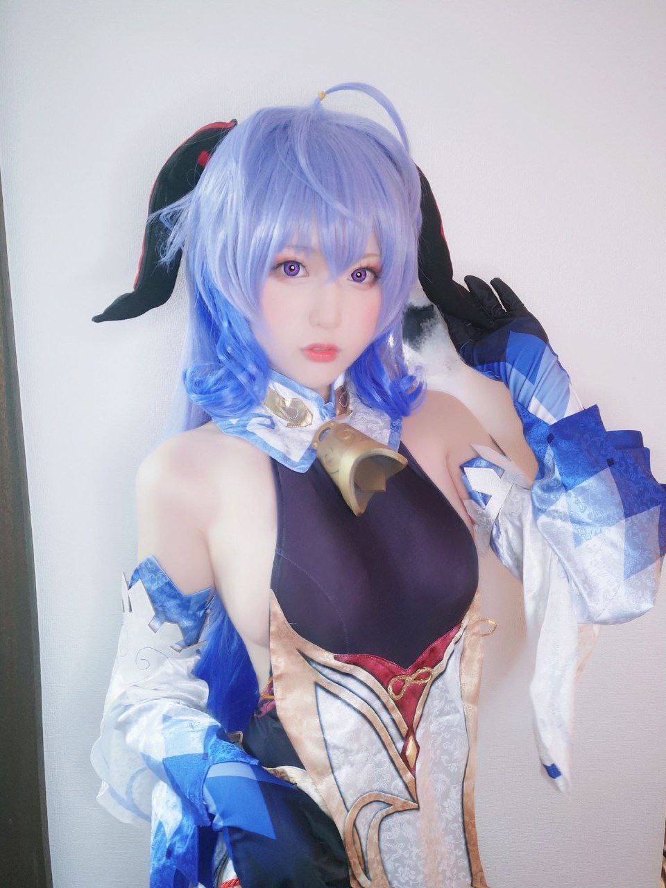 一个蓝头发的小姐姐,.,,#美女cos