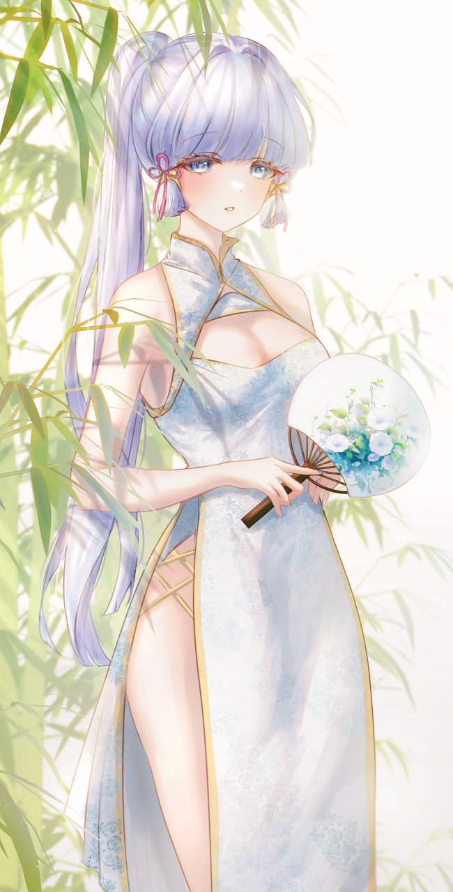 原神 旗袍绫华 很有璃月特色的大小姐