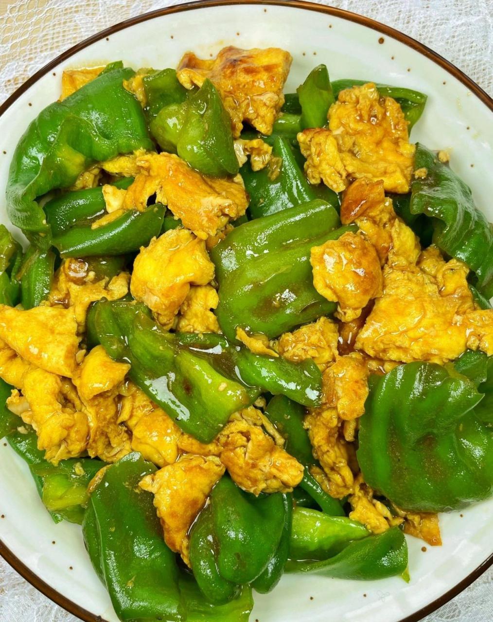 兔年"正月里"美食分享:青椒炒蛋