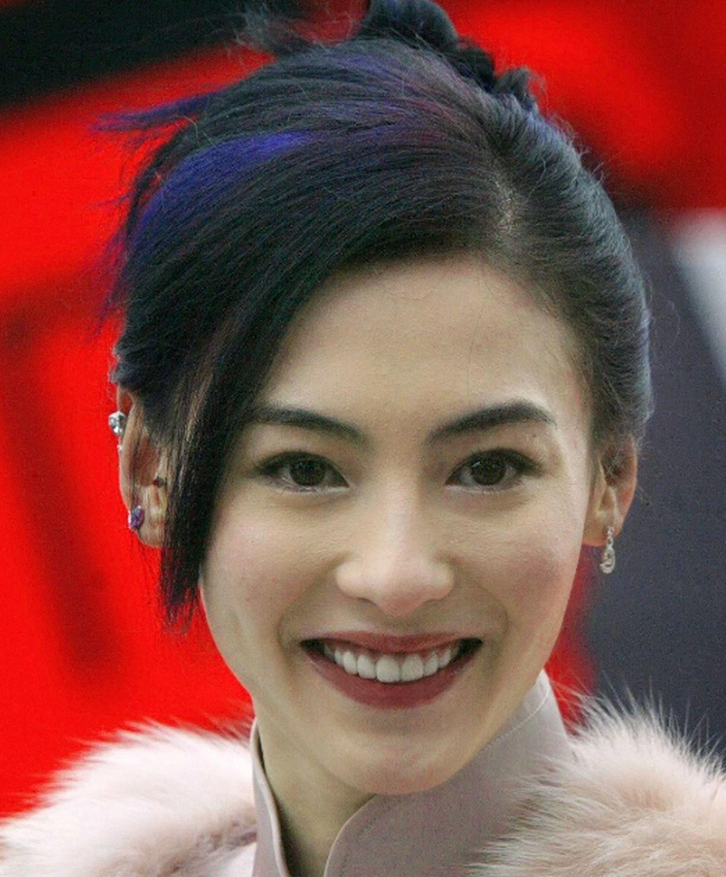 张柏芝的怼脸生图也太能抗了.