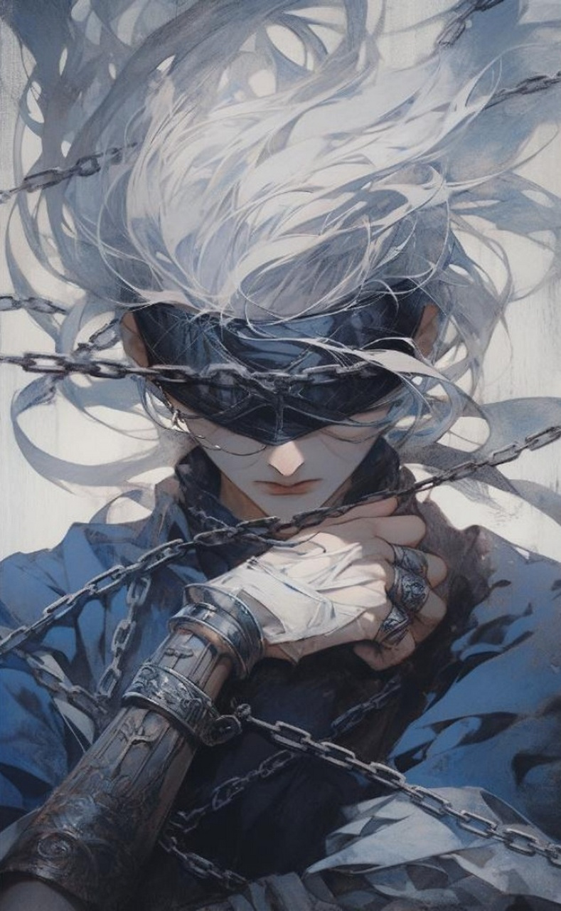 古风暗系酷盖男生头像 676767