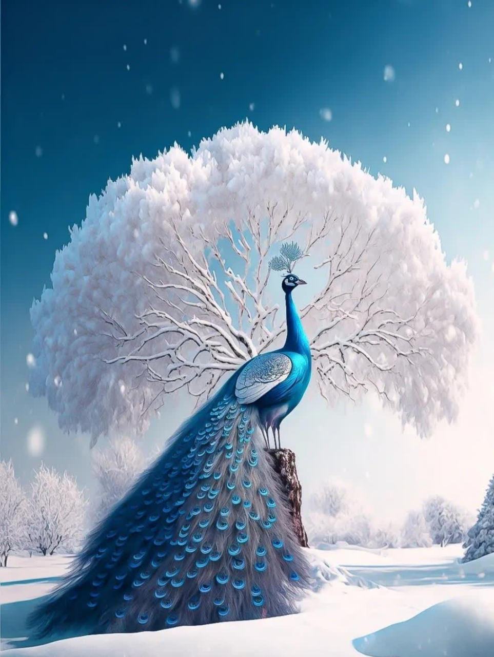 孔雀是世界上最美丽的鸟.[抠鼻]