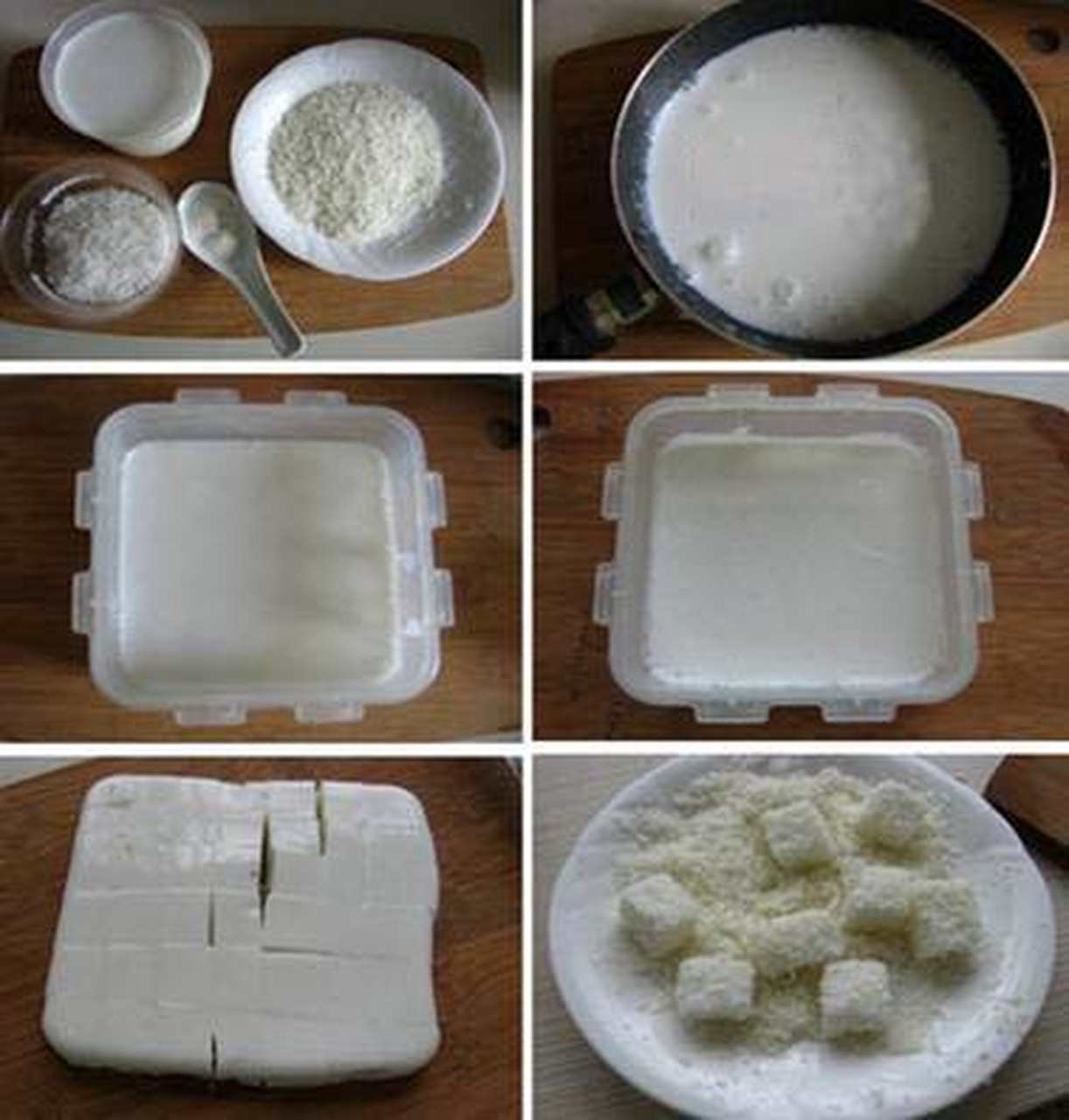 三步搞定,懒人党必备手艺~ 食材: 椰浆185g,白糖20g,魔芋果冻粉1g