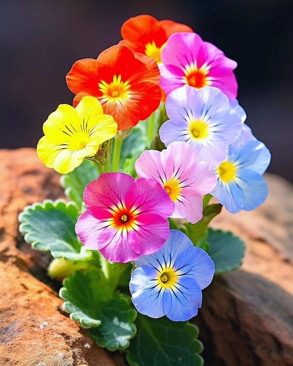 五彩缤纷的小花朵