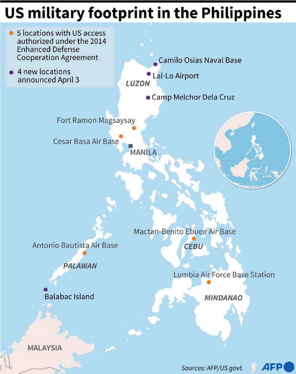 菲律宾美军基地地图图片
