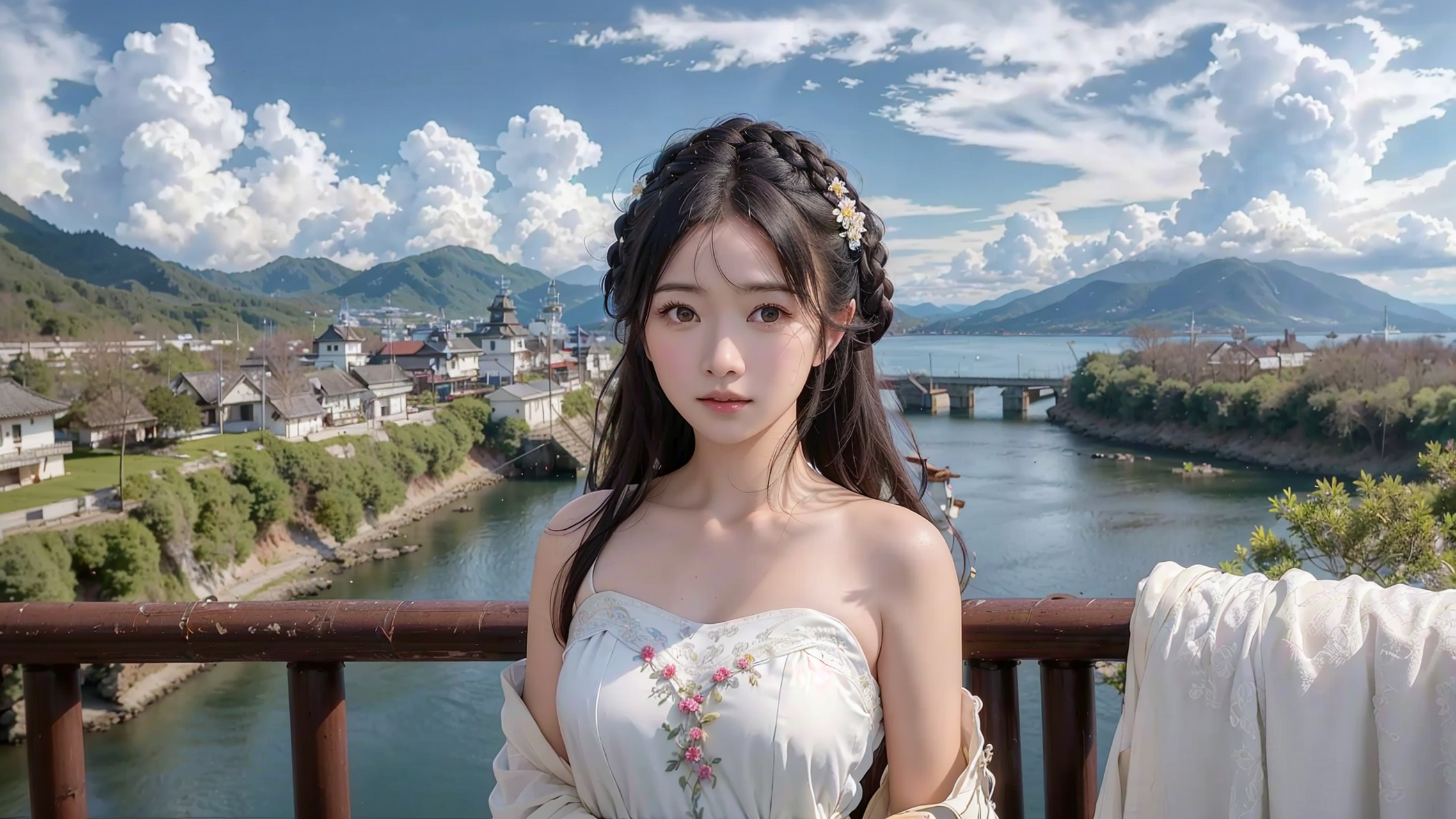 ai美女-漂亮的古风小姐姐(1)#ai# #ai美女# #ai绘画