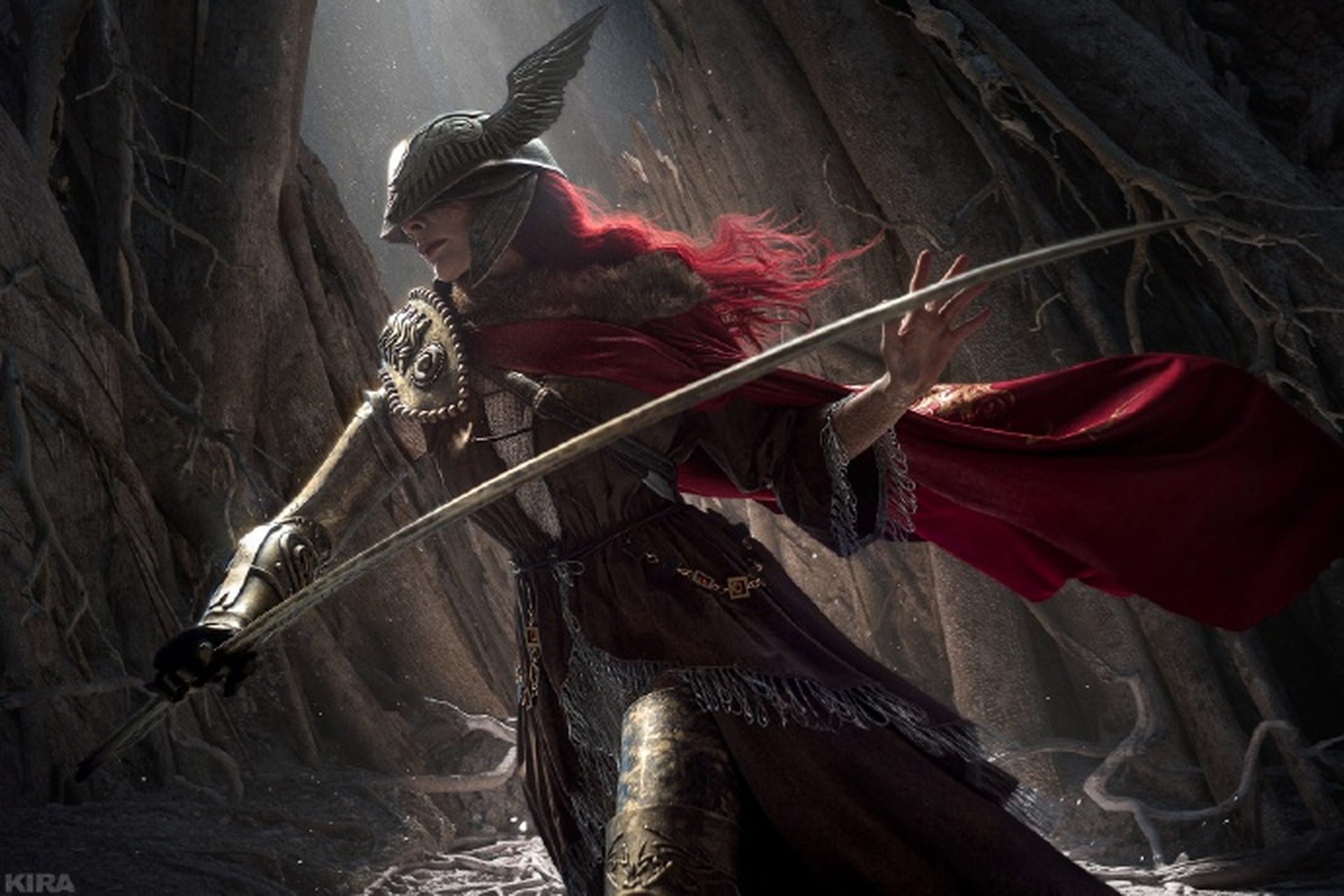 游戏#  《艾尔登法环》玛莲妮亚 cosplay  (by:ins aleksandrareil)