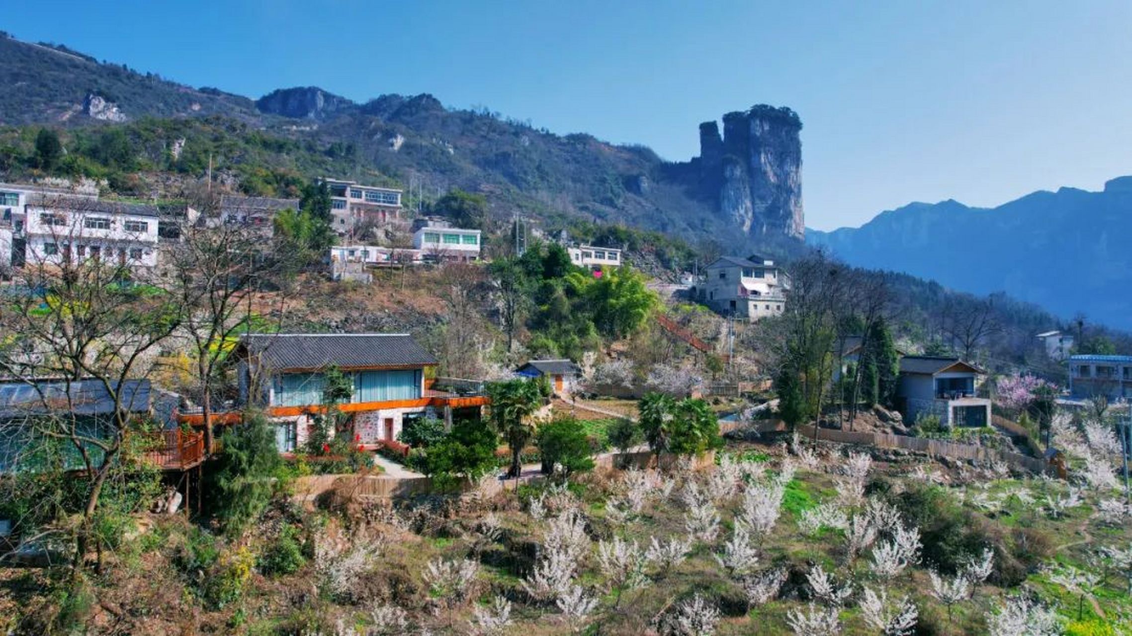【春游毕节】乌江源百里画廊化屋景区:该景区位于织金与黔西交界处