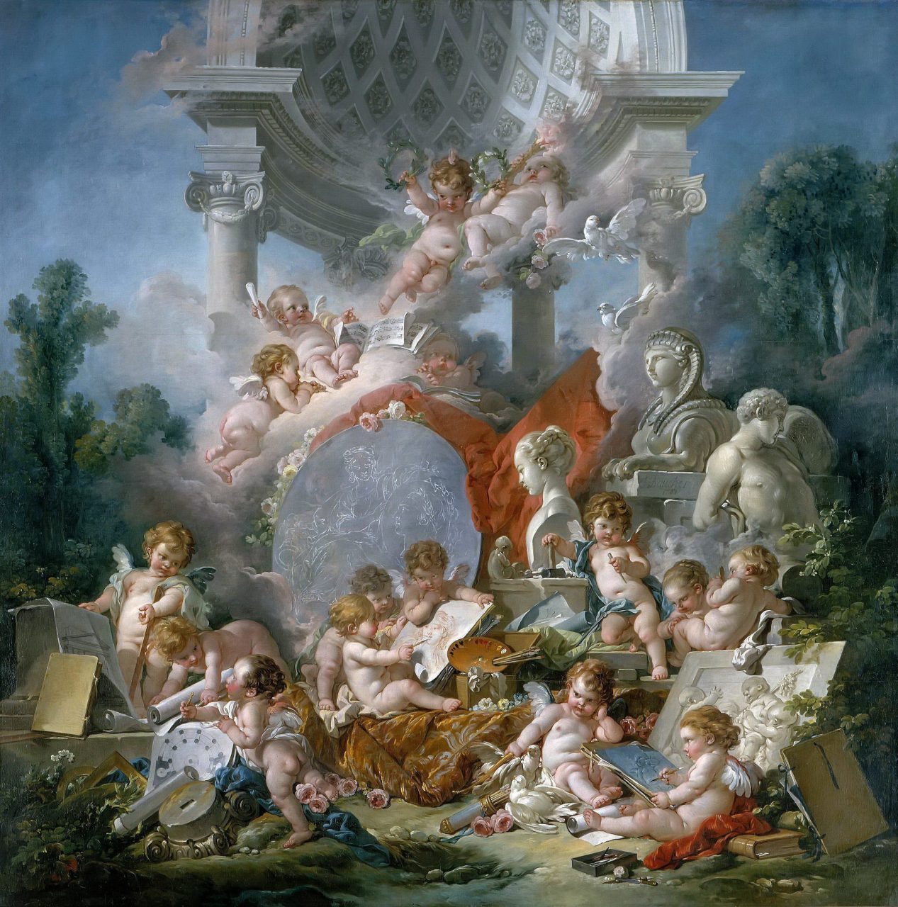 francois boucher (1703-1770)是法国洛可可时期最著名的画家之一.