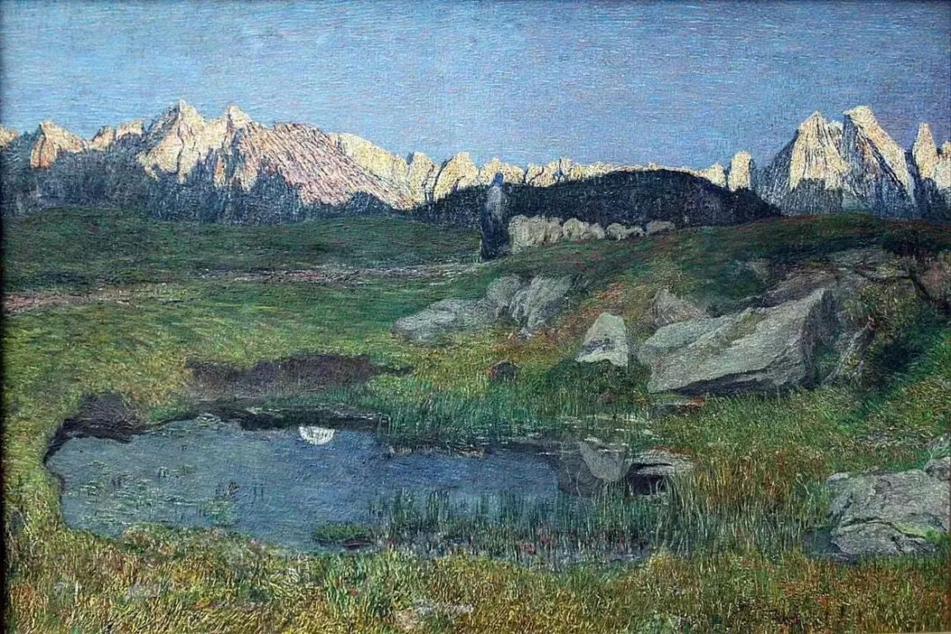 segantini | 1858-1899 笔下田园诗般的阿尔卑斯山风光,有种让人内心