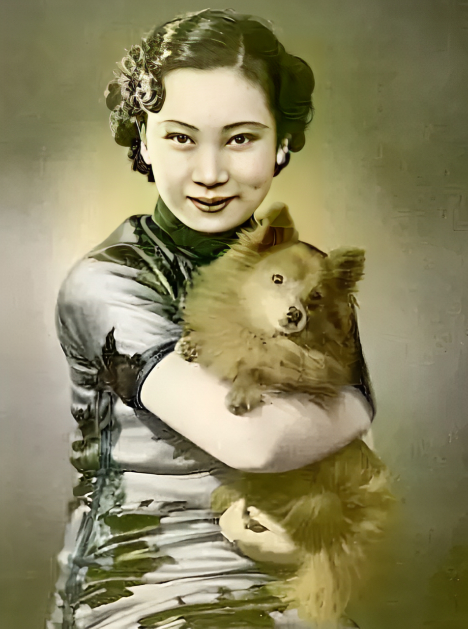 一组民国第一美女胡蝶的老照片,不经过美颜滤镜也能如此惊艳.