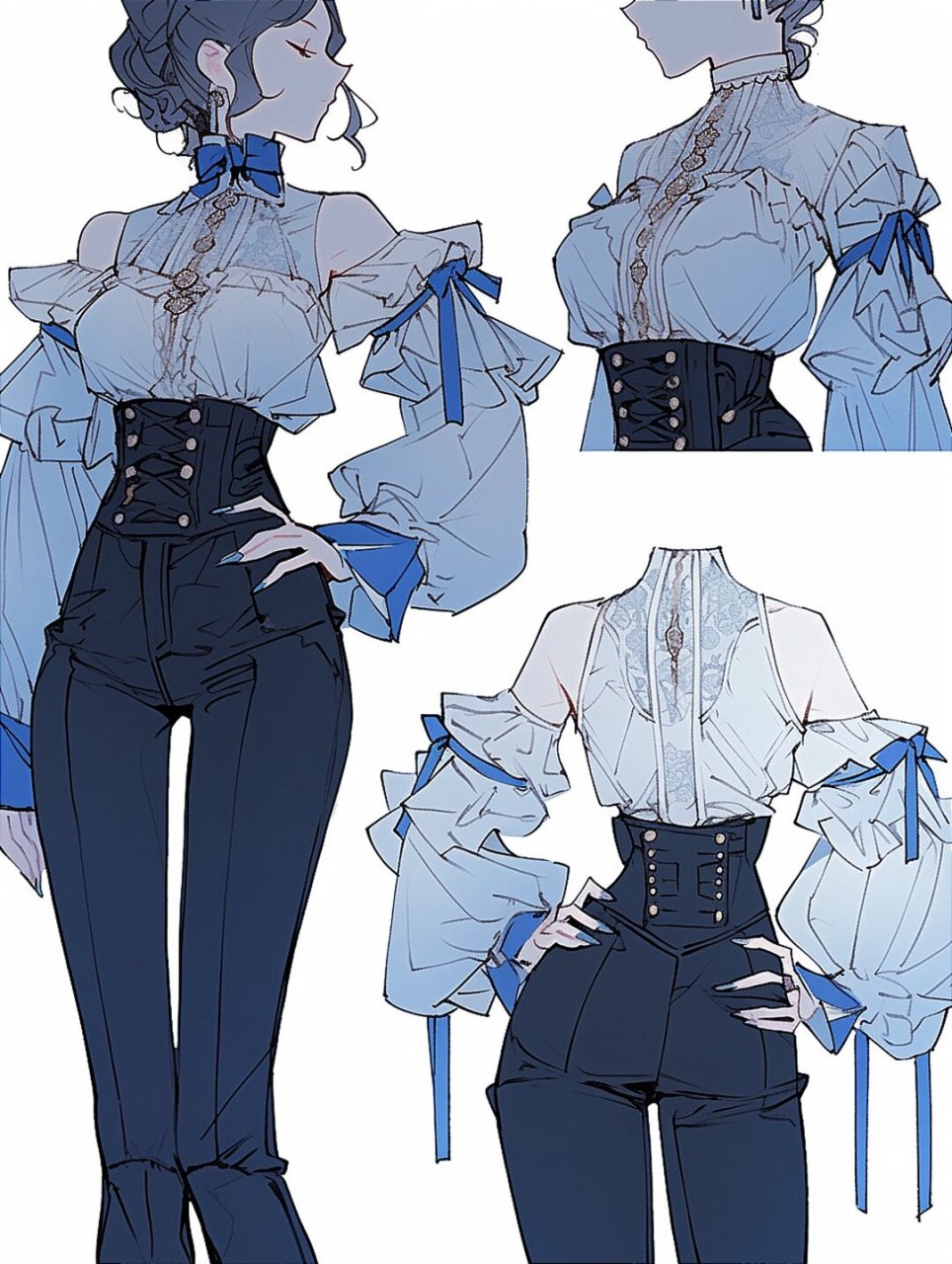 维多利亚系  维多利亚系服装设计素材,精致优雅,展现复古魅力.