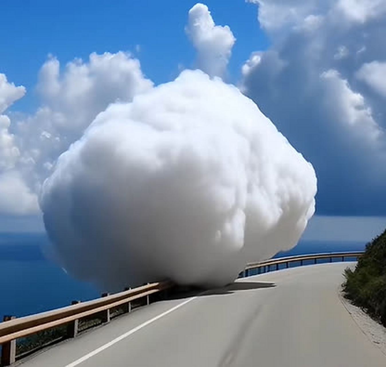 这是从天上掉下来的云吗? 真漂亮[二哈]