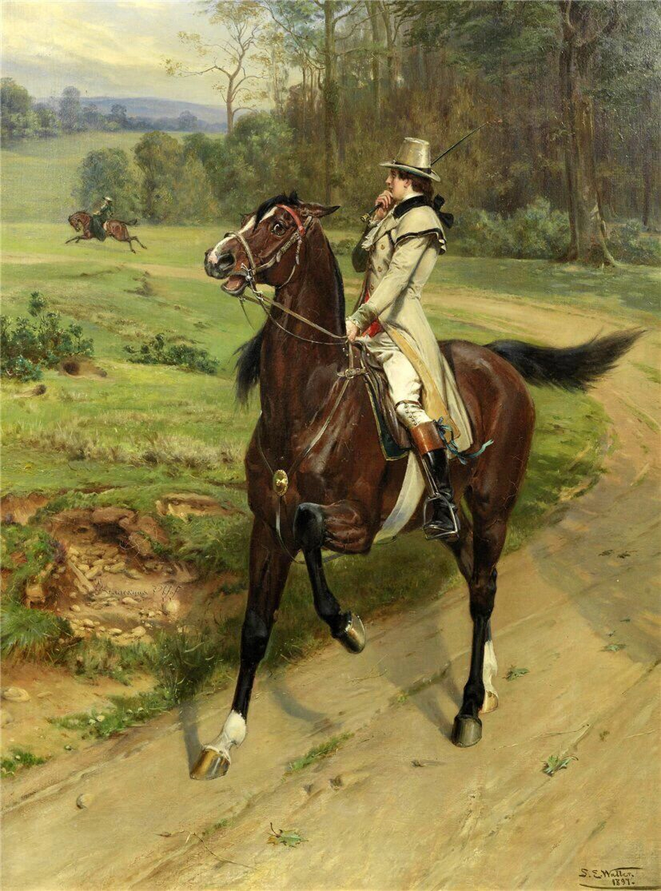 英国艺术家塞缪尔·埃德蒙·沃勒samuel edmund