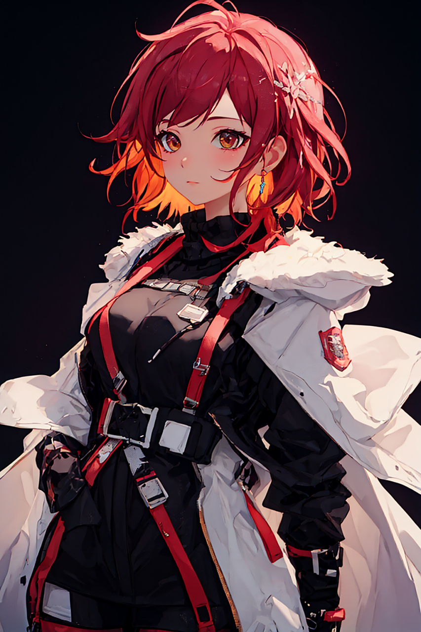 色彩斑斓的梦幻世界:动漫角色与彩色相间头发的奇妙碰撞  在动漫的