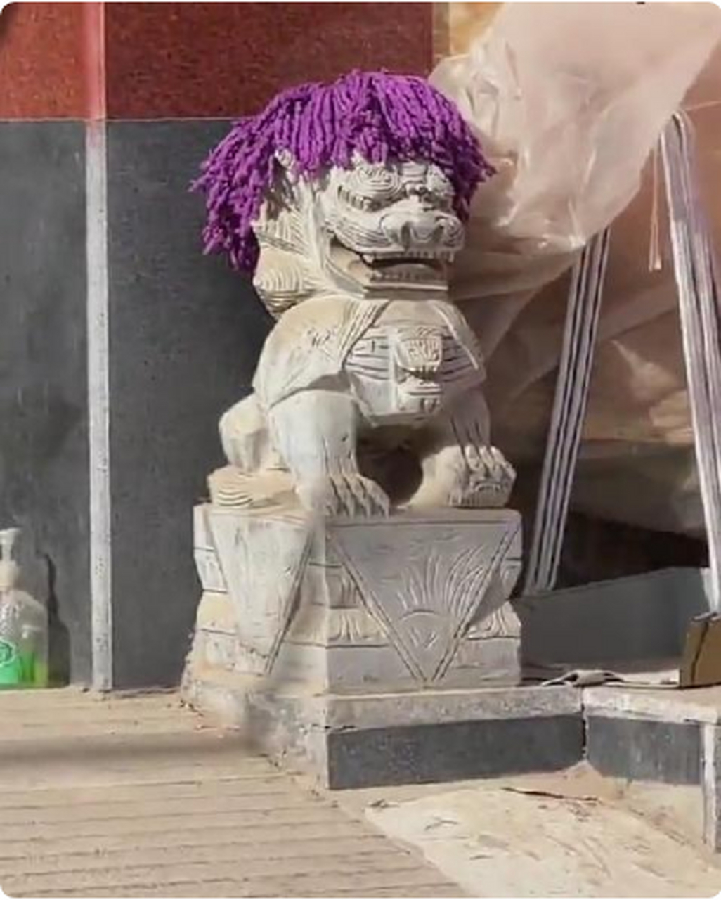 今天的狮子是平分跟锡纸烫哦