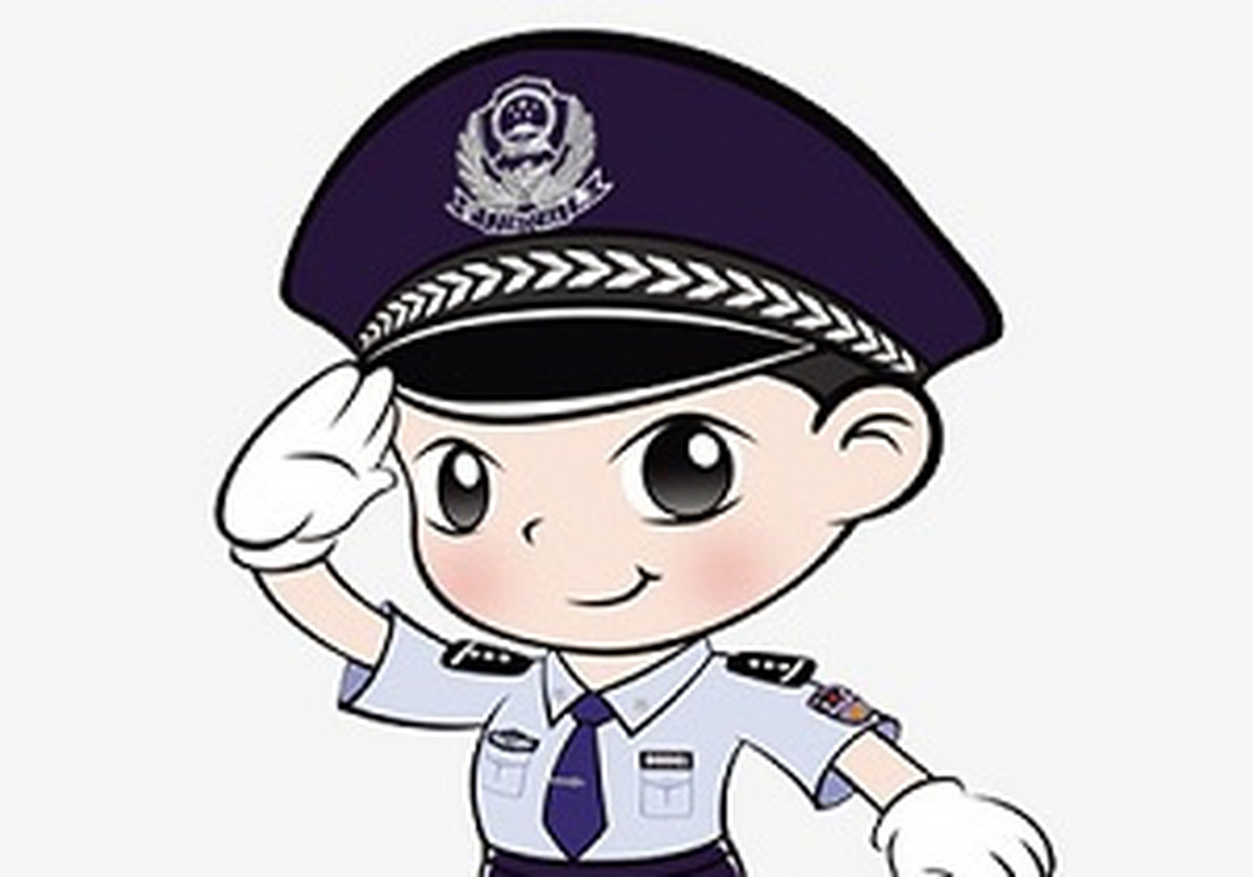 关于警察的动画片图片