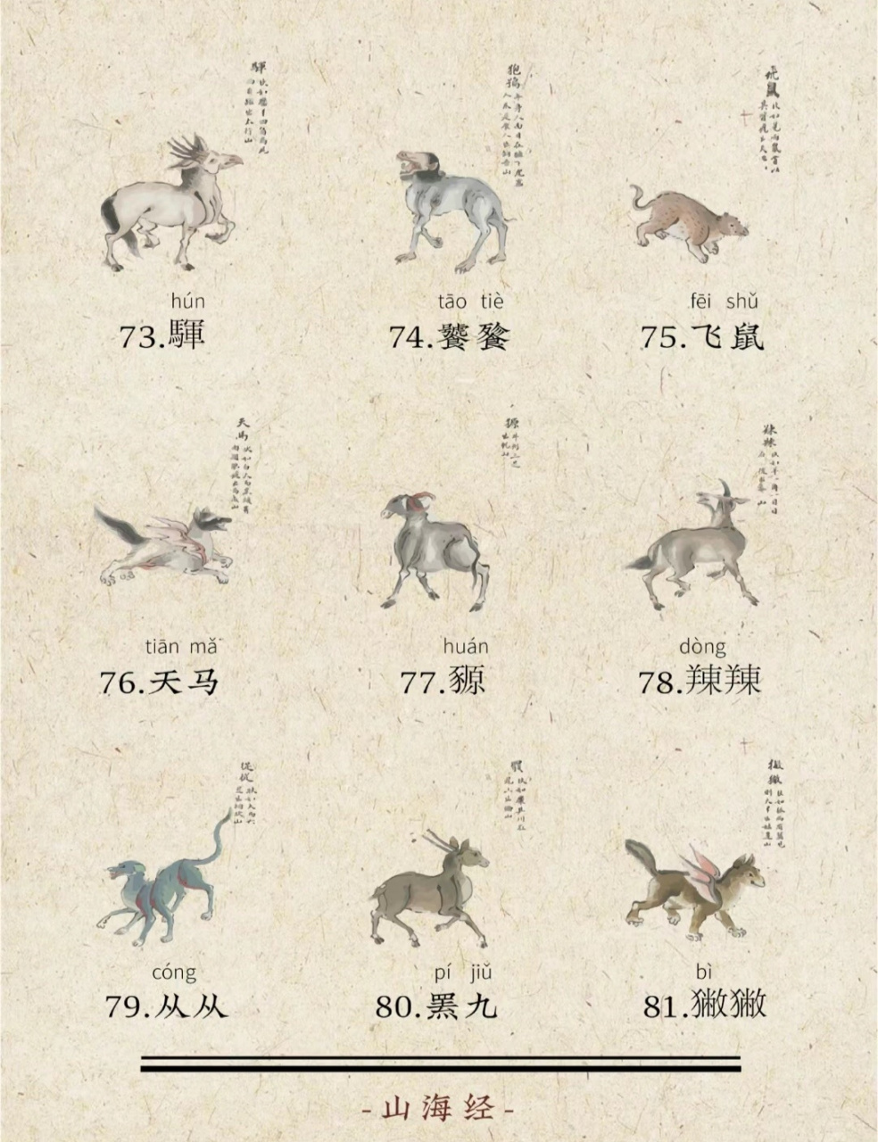 山海经108种奇珍异兽(下)