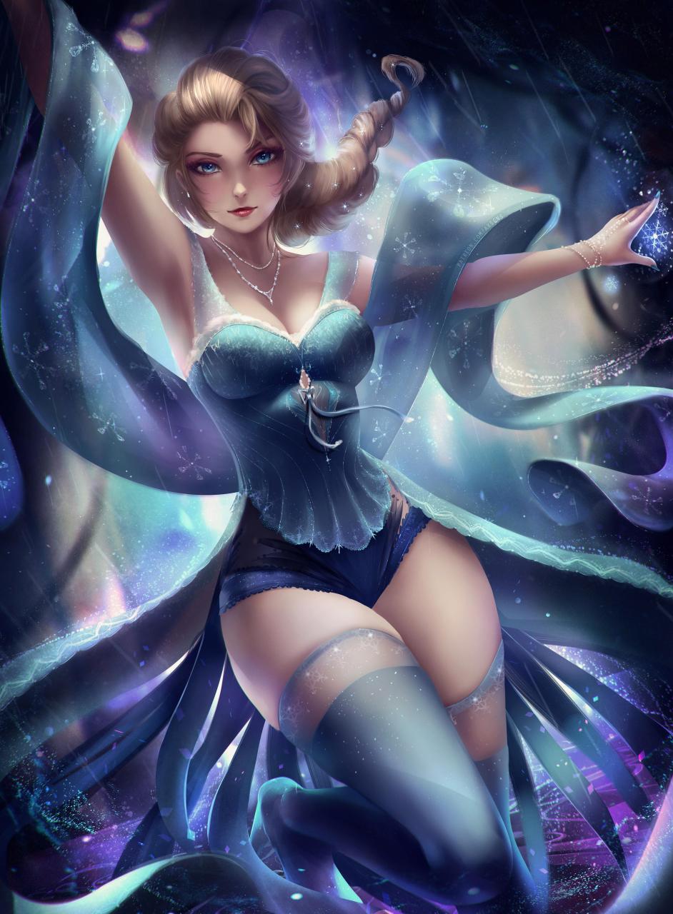 gif创作人# 只一眼就心动,高清性感动漫战士cg插画原画集,小姐矫乔