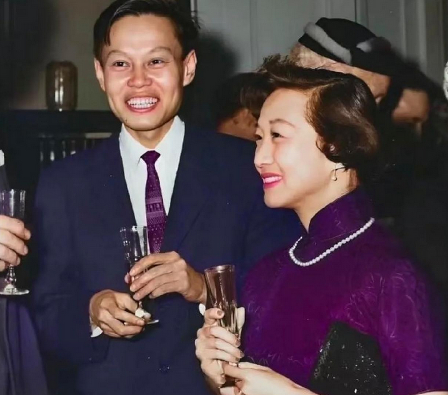 31岁的杨振宁与原配妻子杜致礼的珍贵照片#历史老照片