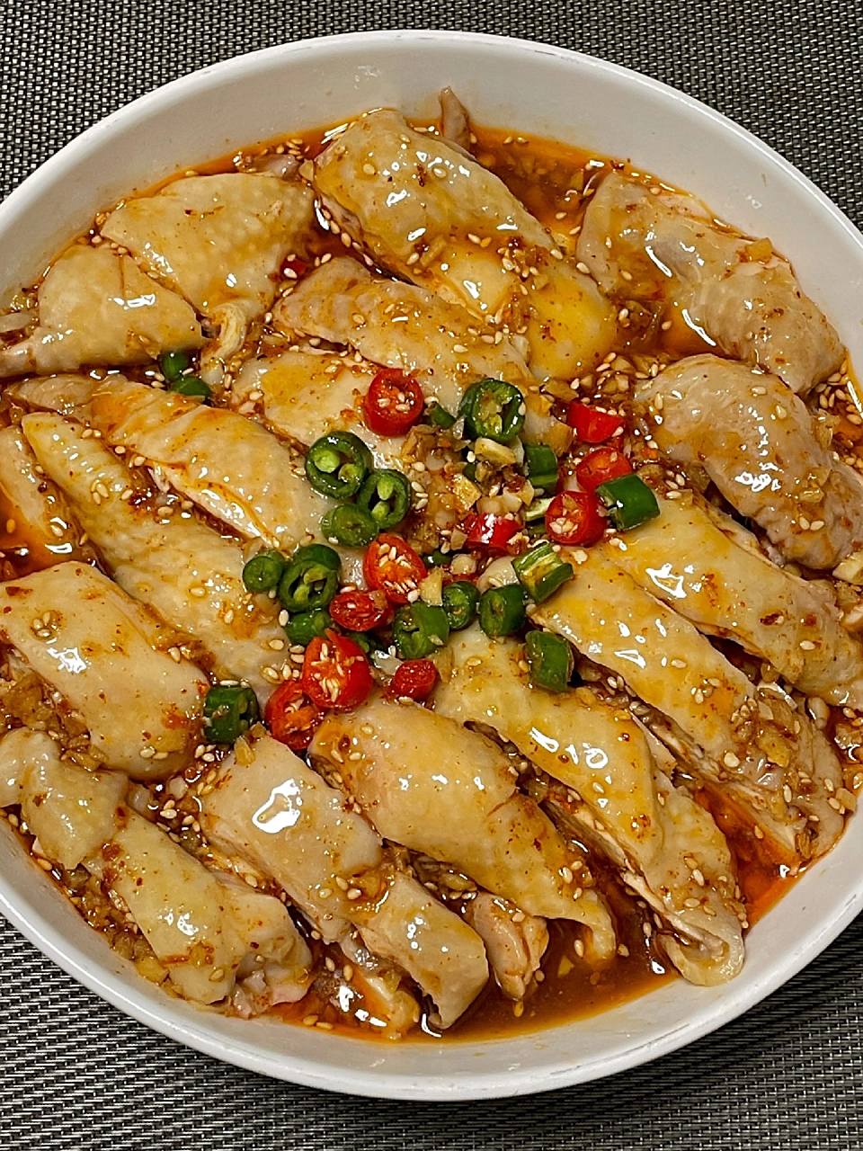 香辣开胃!麻辣口水鸡,太下饭了