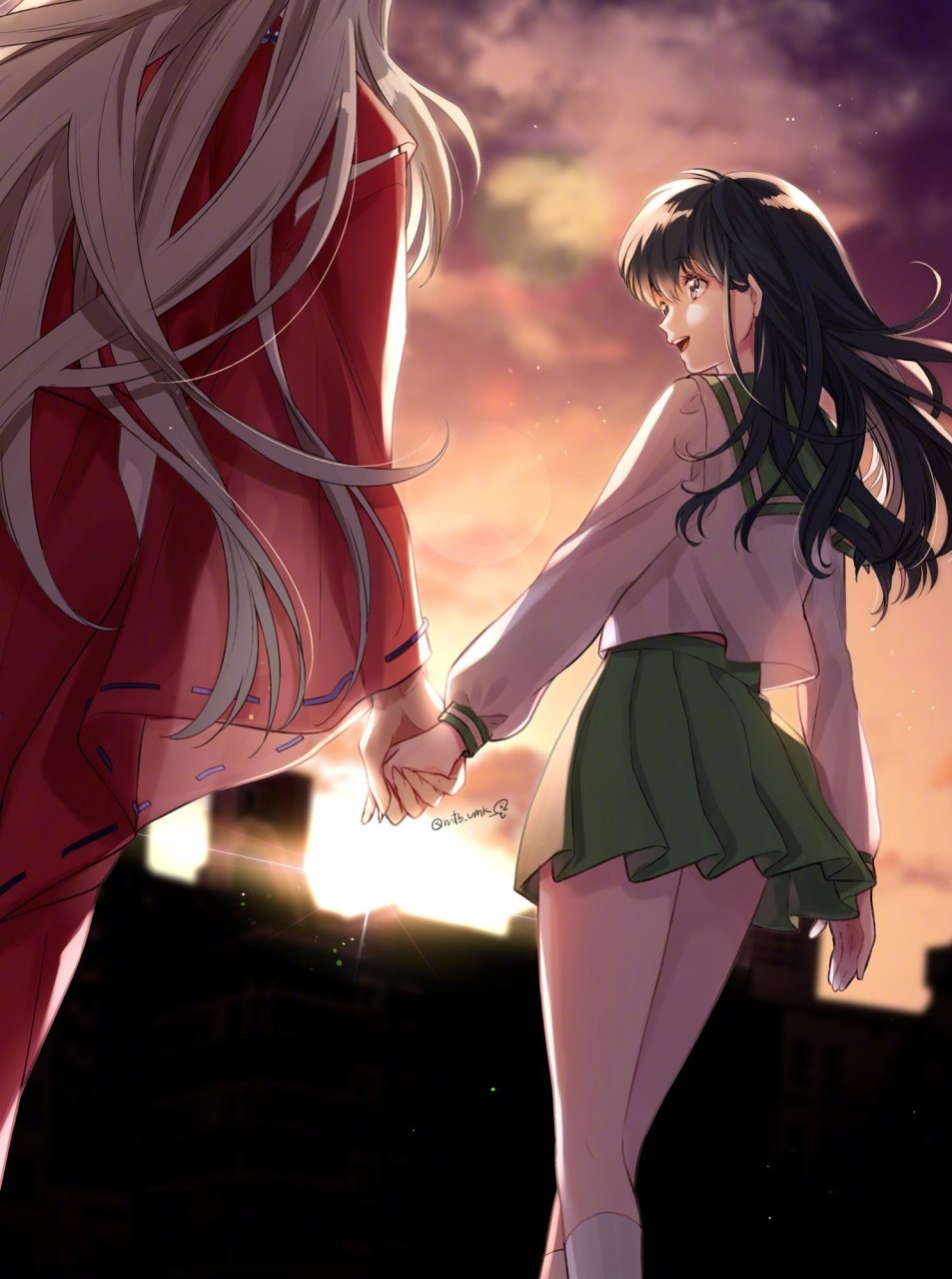 twi:mtb_umk  好久不见~犬夜叉&戈薇~甜甜