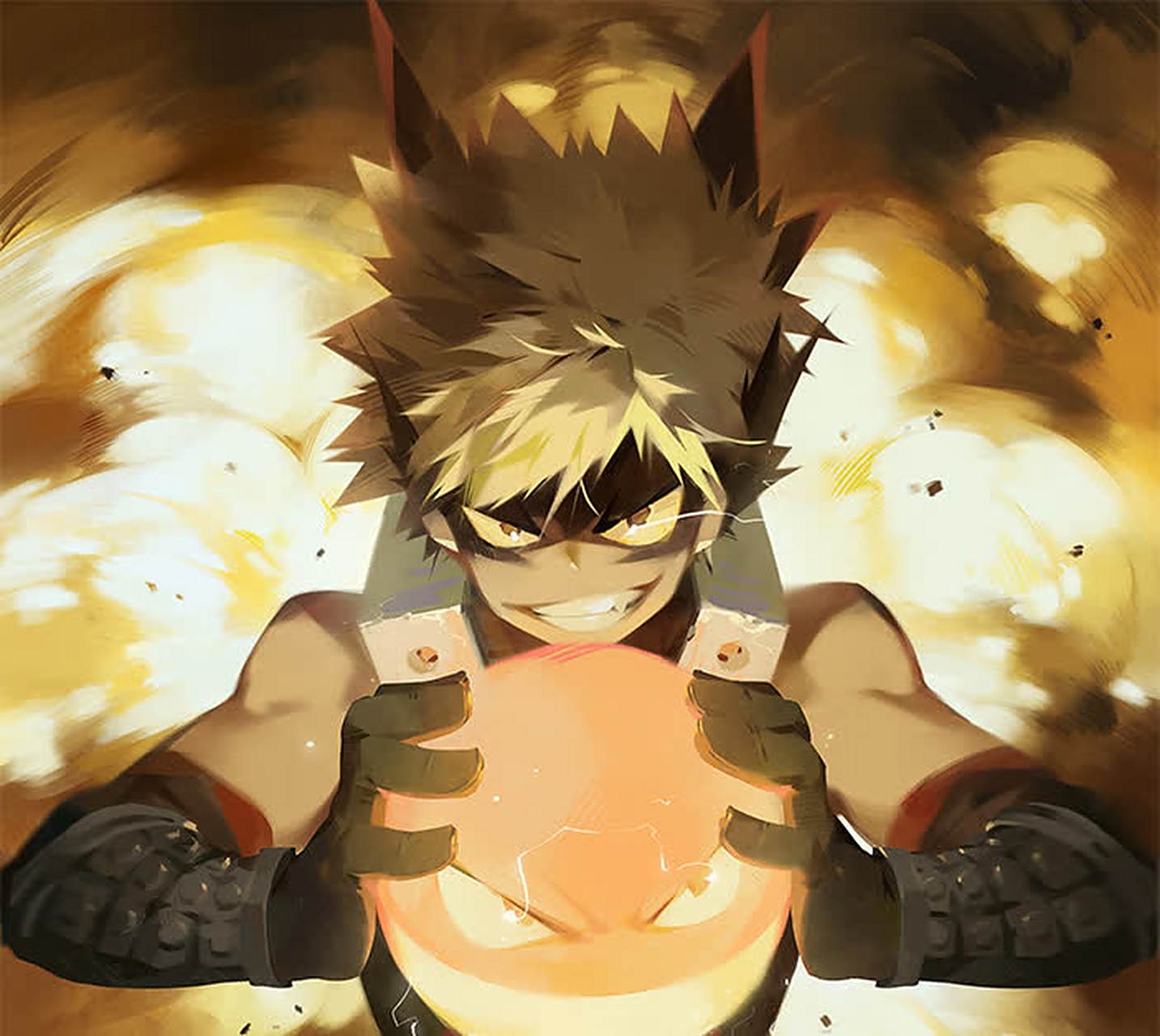 cos show# 一位女孩cosplay《我的英雄学院》里的小英雄"爆豪胜 ""