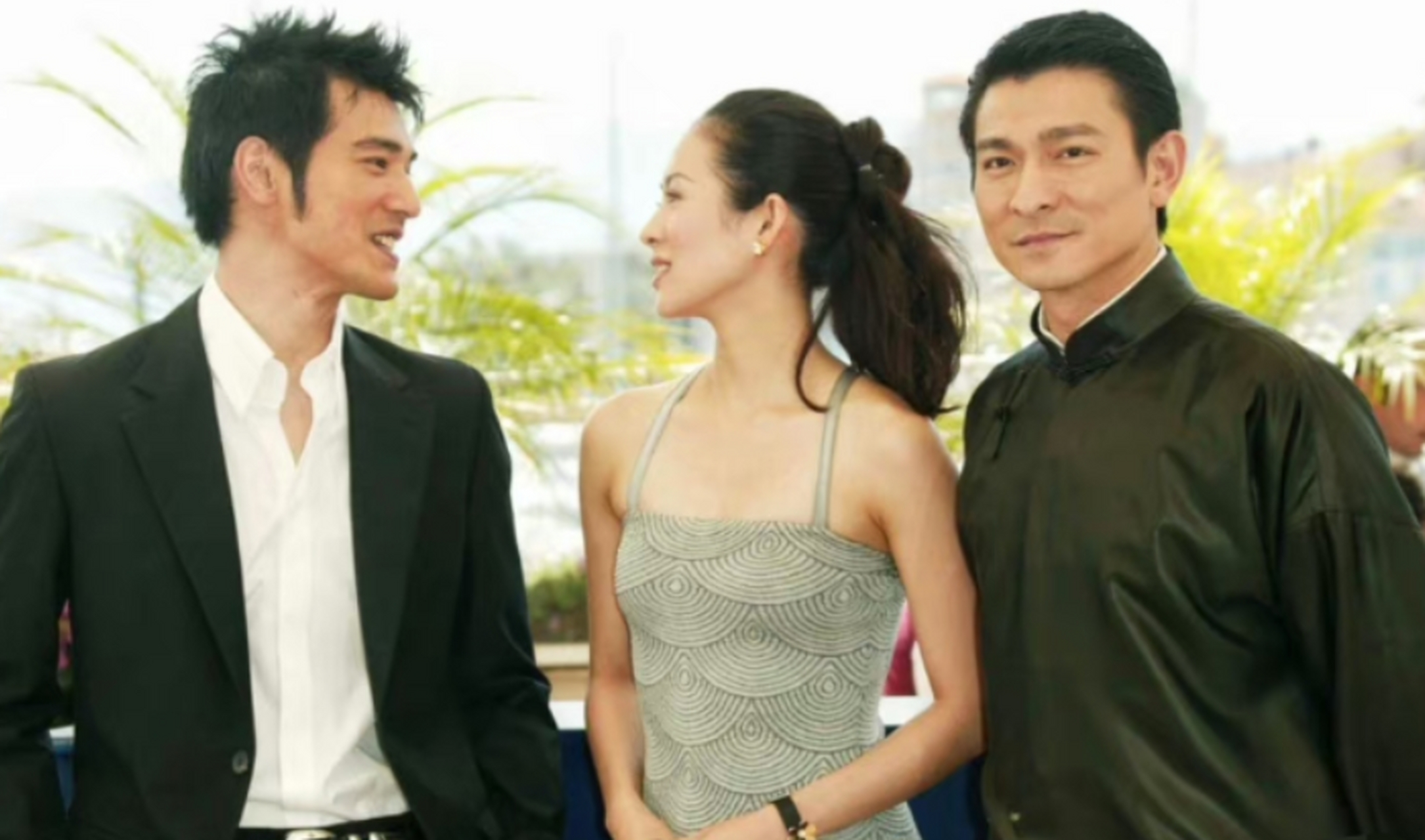 章子怡刘德华金城武同框,章子怡满眼都是金城武,华仔多余了