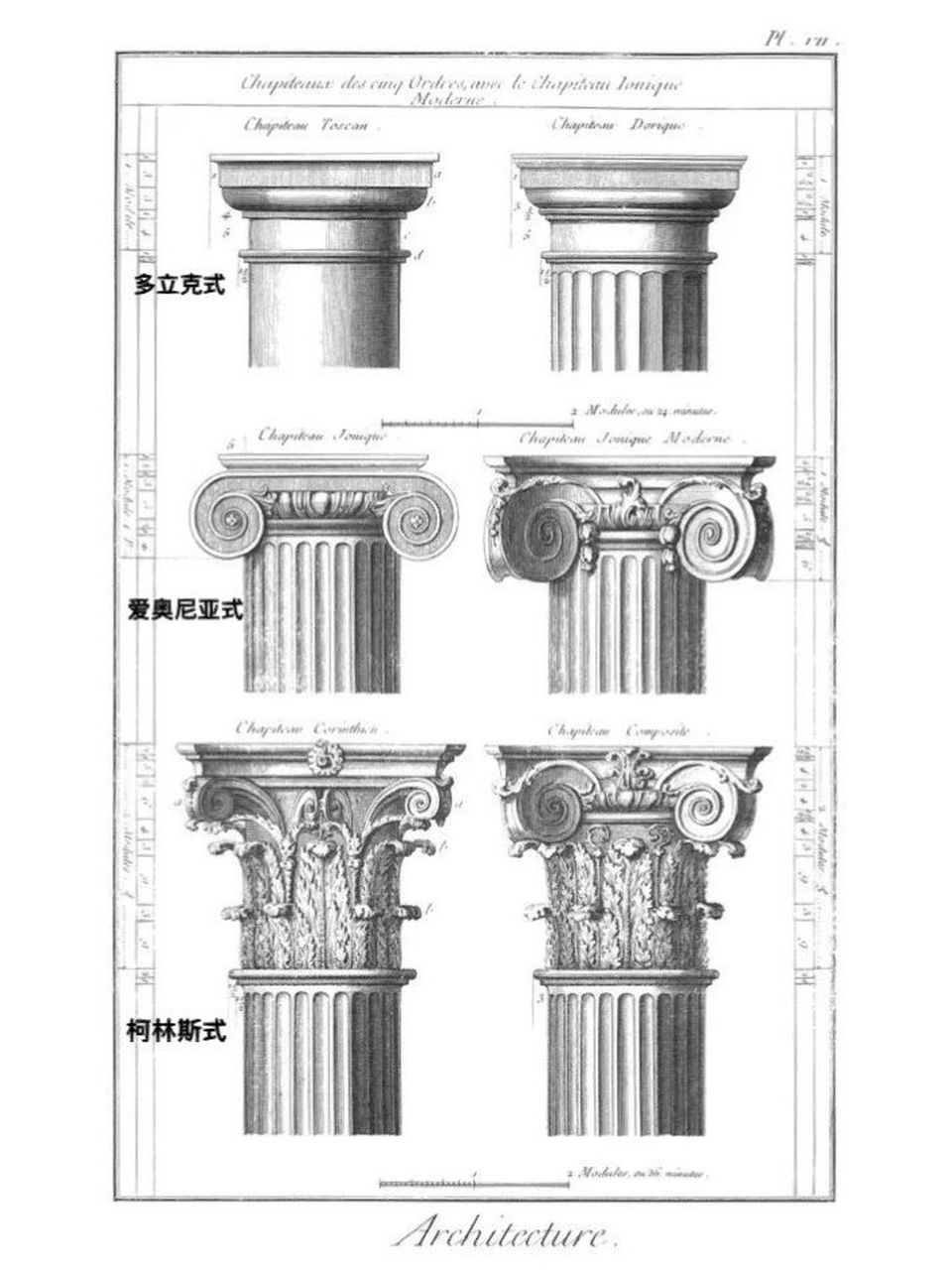 一张图分清古希腊经典柱式