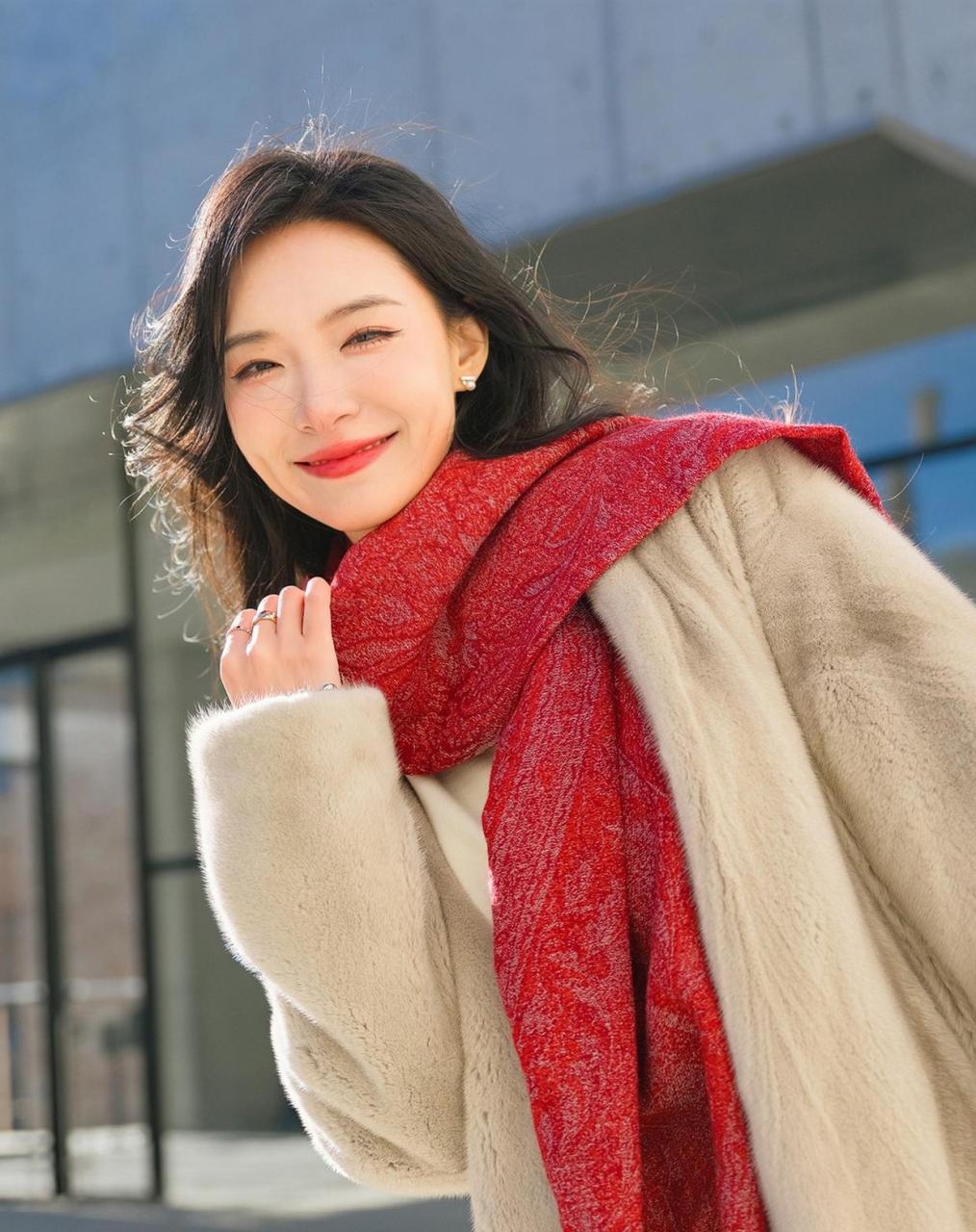 温柔美女,优雅气质穿搭.