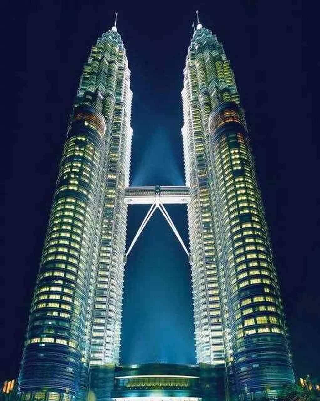 吉隆坡双子星塔(kuala lumpur city centre),世界最高双塔楼建筑,也是