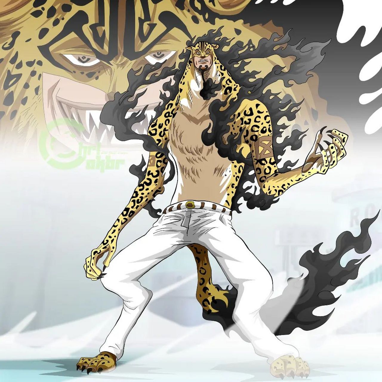 海贼王1069话大神上色图,罗布路奇觉醒,路飞再次变身五档