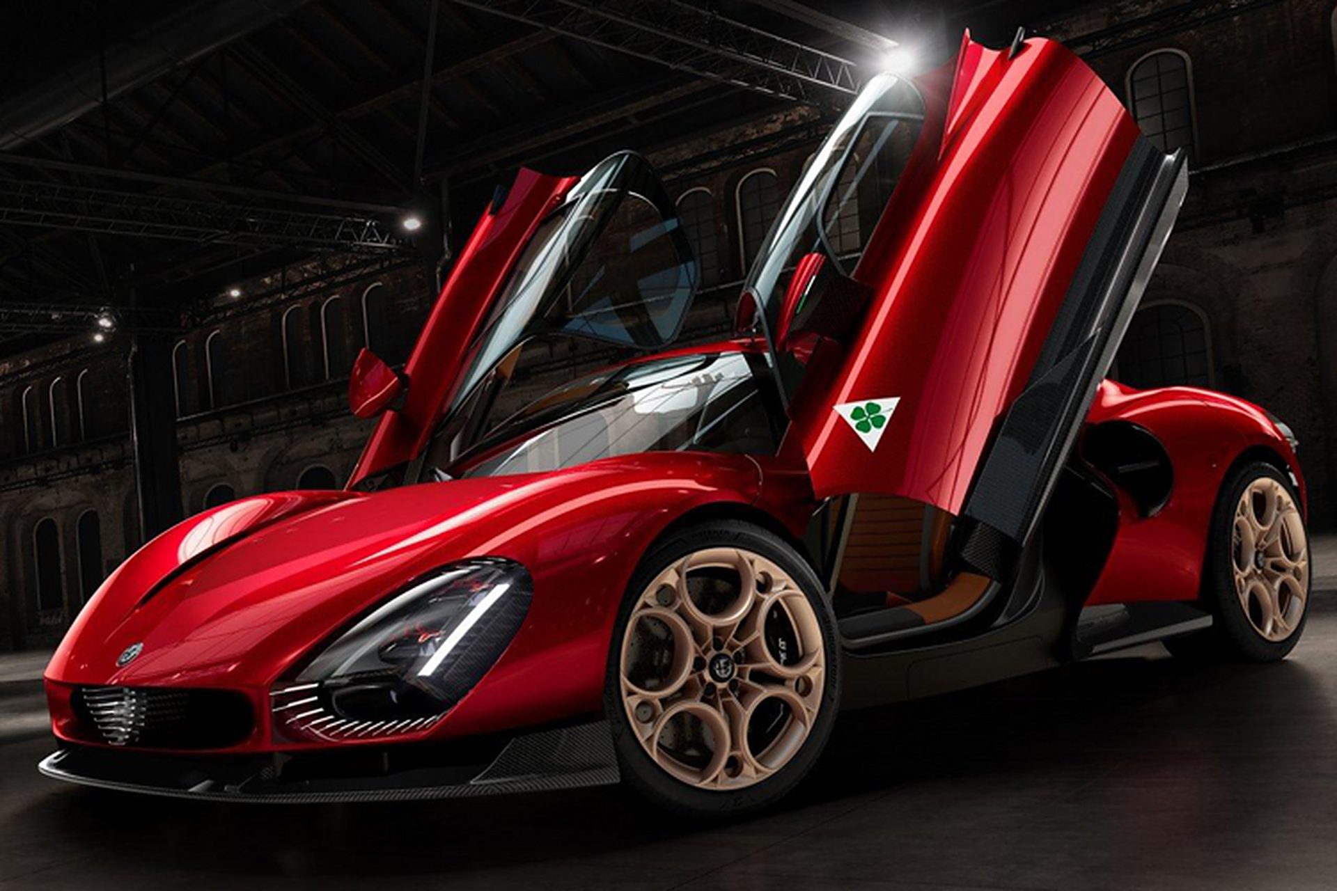 阿尔法·罗密欧近日对外发布了全新双门跑车——33 stradale,该车采用