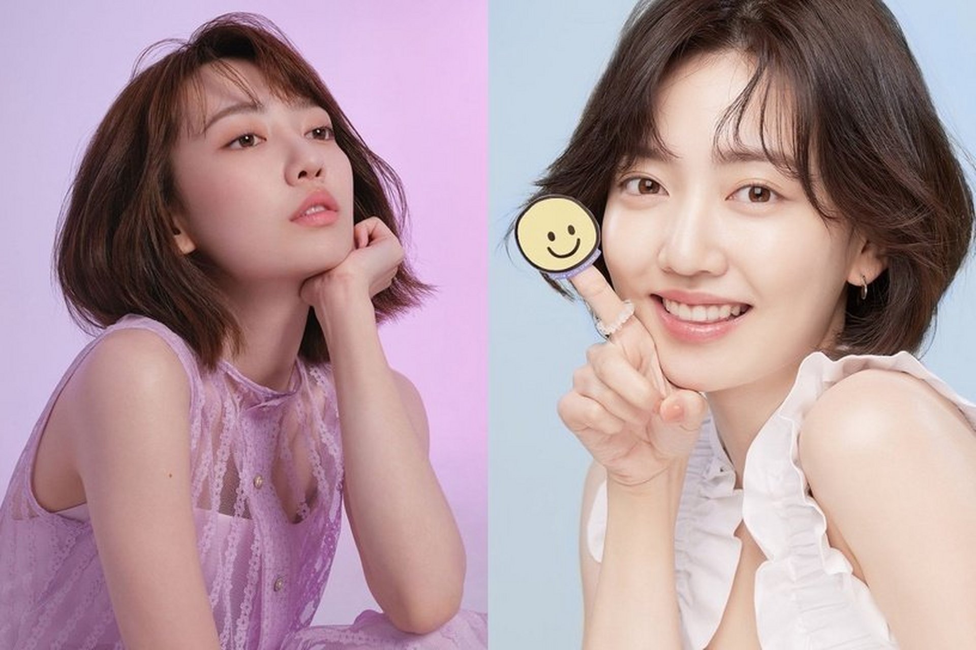 金智仁甜美笑容被赞"人间维他命" 韩国美妆品牌兰芝的美妆模特金智仁