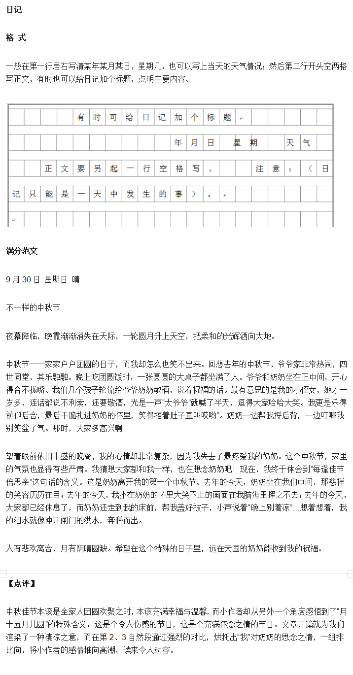 中考应用文写作模板(倡议书/演讲稿/读后感)