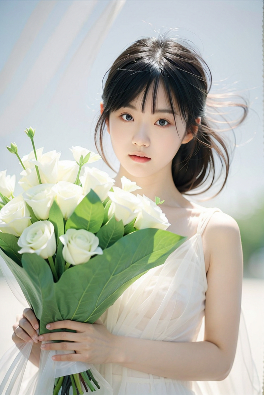 纯欲白月光氛围感美女友#美女# #养眼美女# #白月光