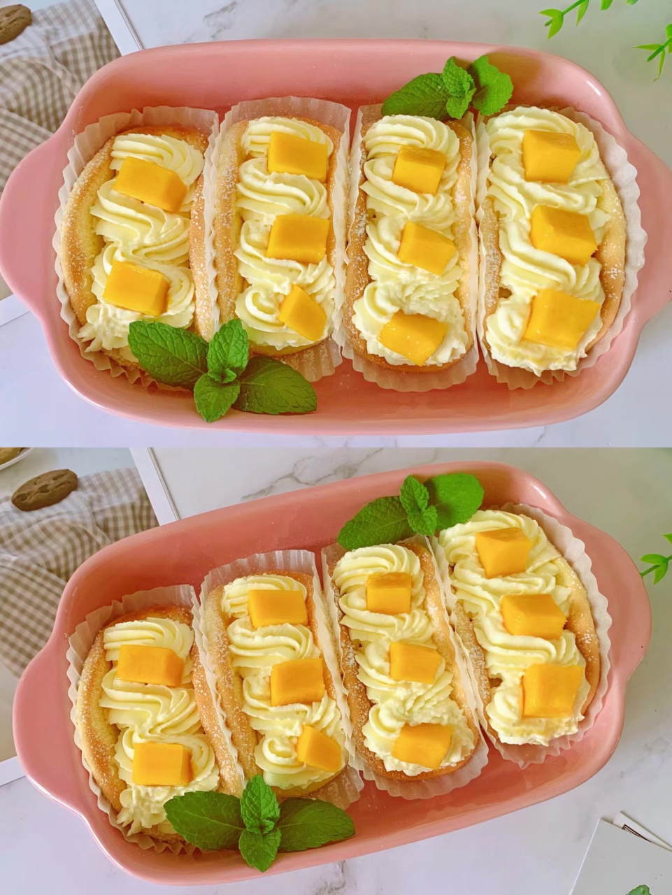 芒果抱抱卷,超好吃,一口下去有蛋糕有水果还有奶油,口感丰富超好吃