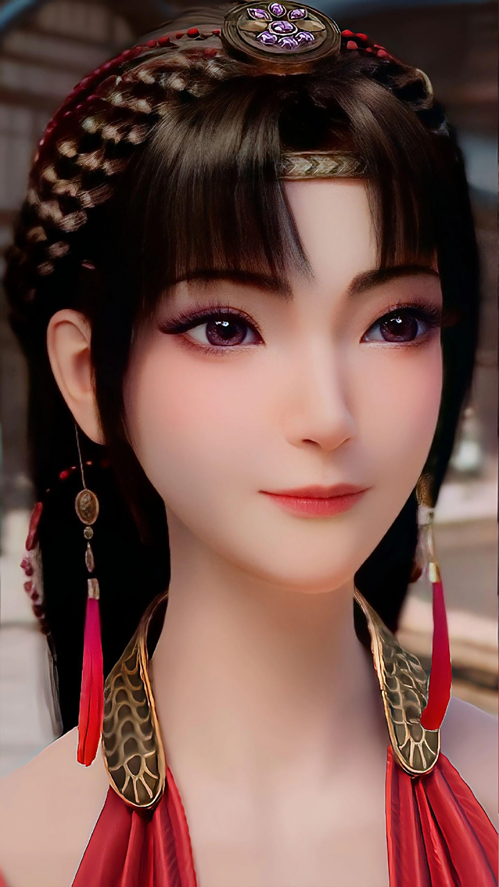 国漫女神|《凡人修仙传》妍丽与元瑶ai高清手机壁纸:乱星海魁星岛附近