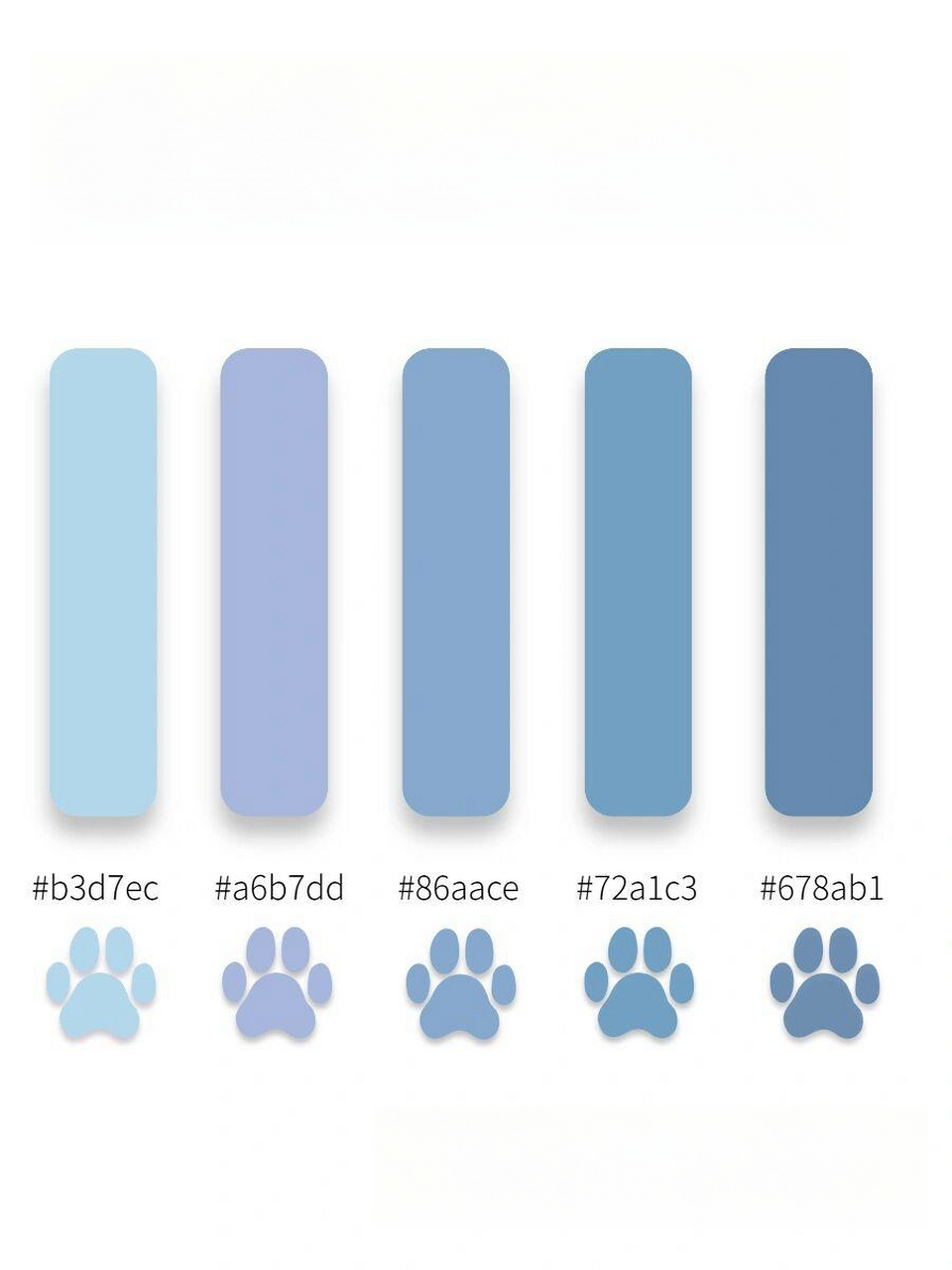 配色屋今日放送 雾霾蓝莫兰迪色系配色