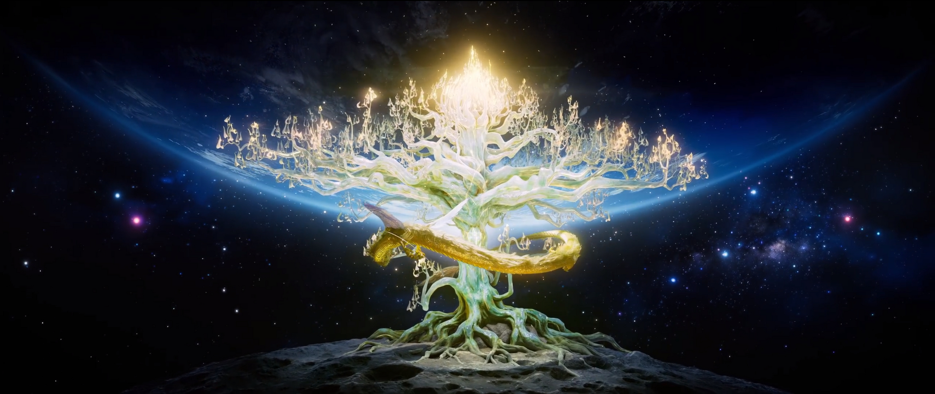 动画电影《奔月》发布概念预告,可爱的小嫦娥,明月山,月球上的桂花树