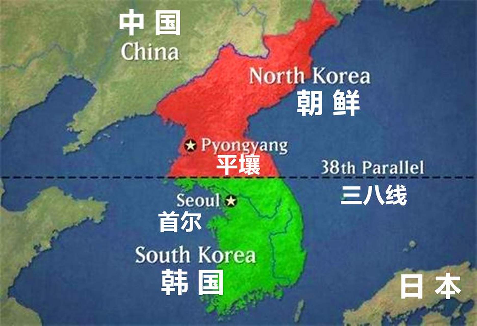 日俄战争结束后,日本独占朝鲜,这条线也就被擦掉了.