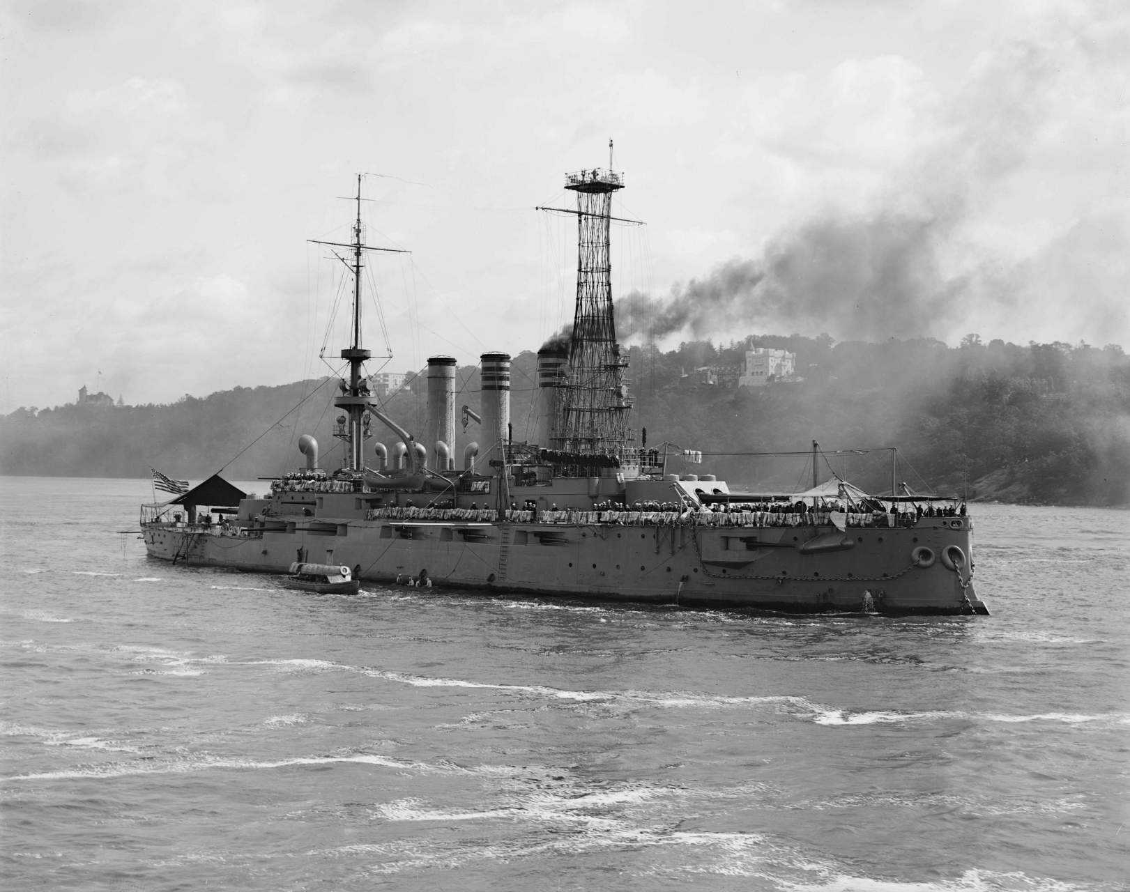 俄亥俄州 美国的前无畏舰 缅因州级战列舰二号舰俄亥俄号